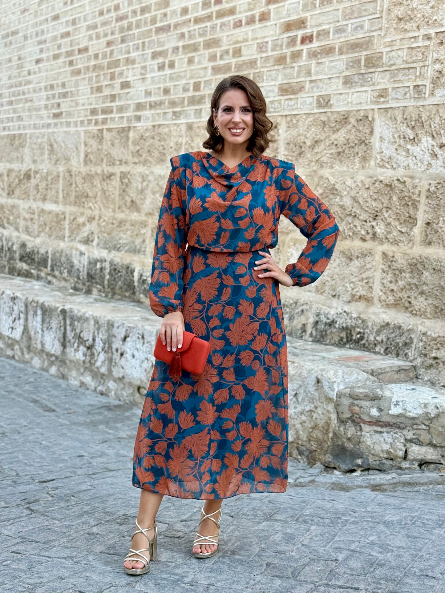 Vestido Mía Naranja
