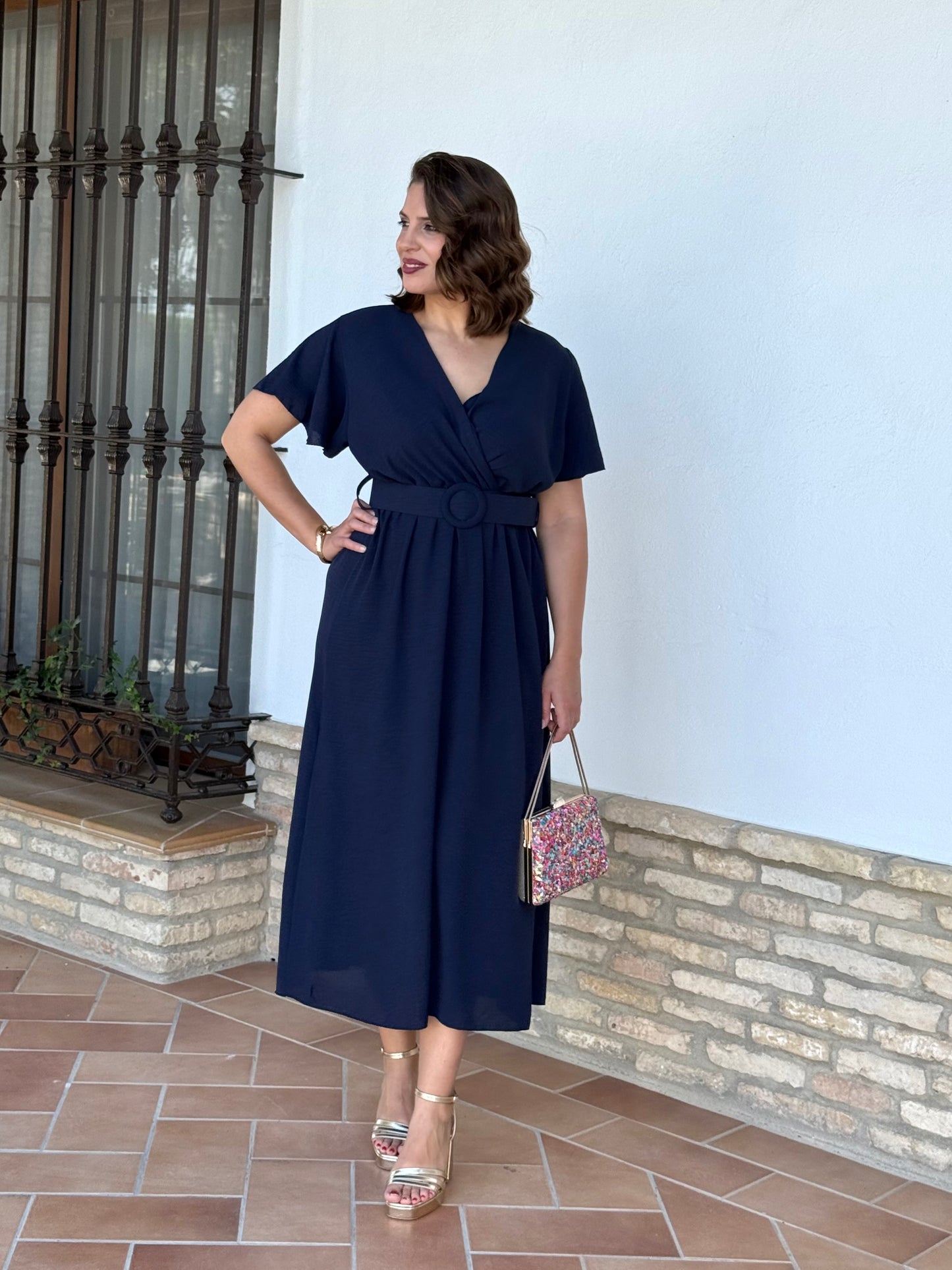 Vestido Ana Azul Marino
