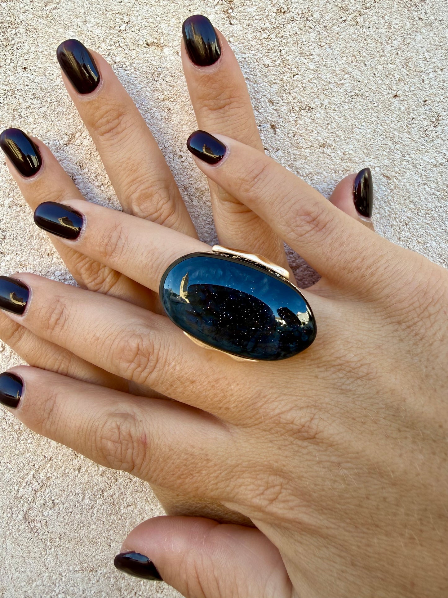Anillo Noir Negro