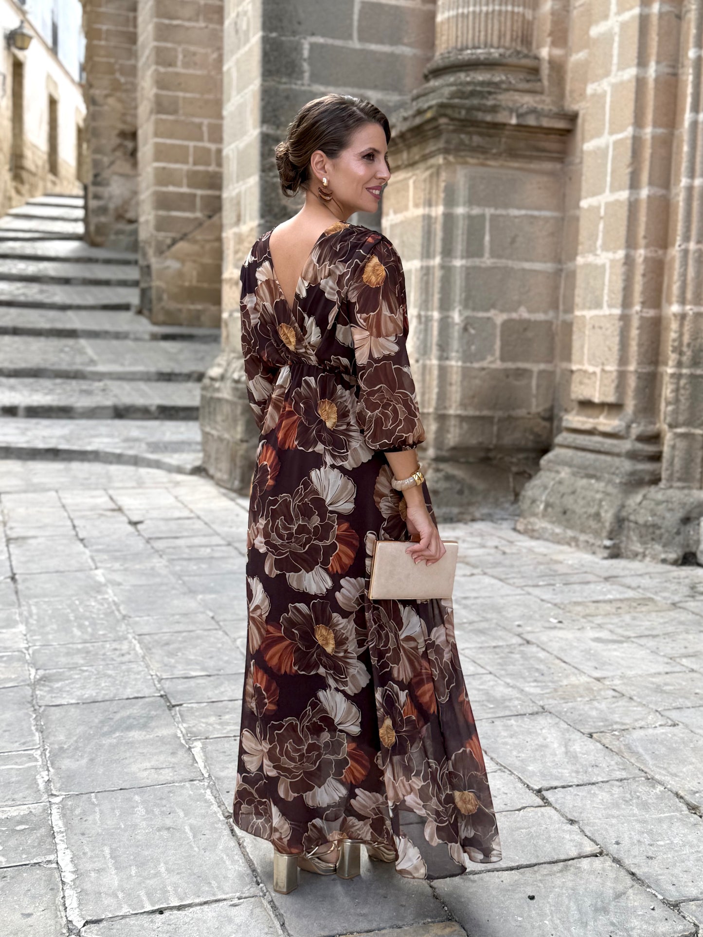 Vestido Grecia Marrón