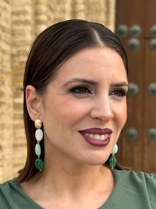 Pendientes Lucía Verde