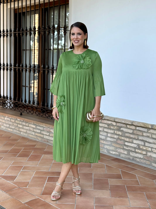 Vestido Magnolia Verde