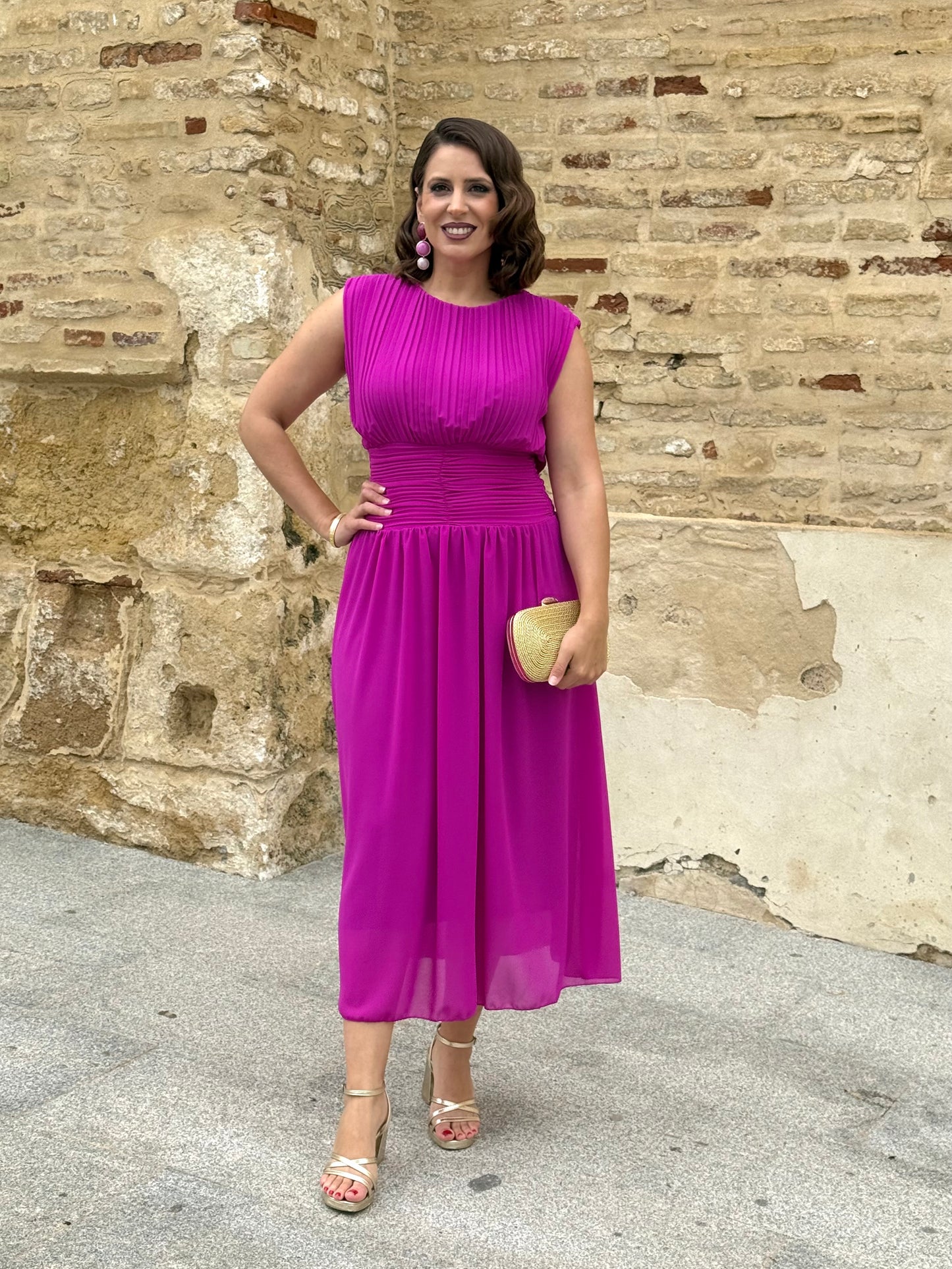Vestido Nael Buganvilla