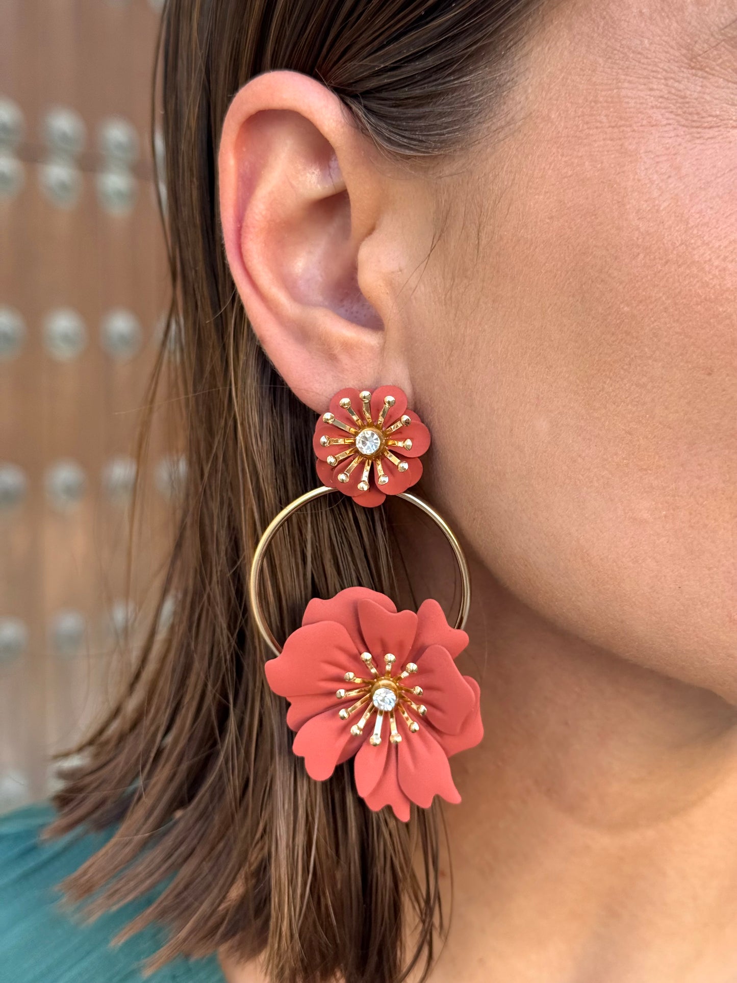 Pendientes Primavera Coral