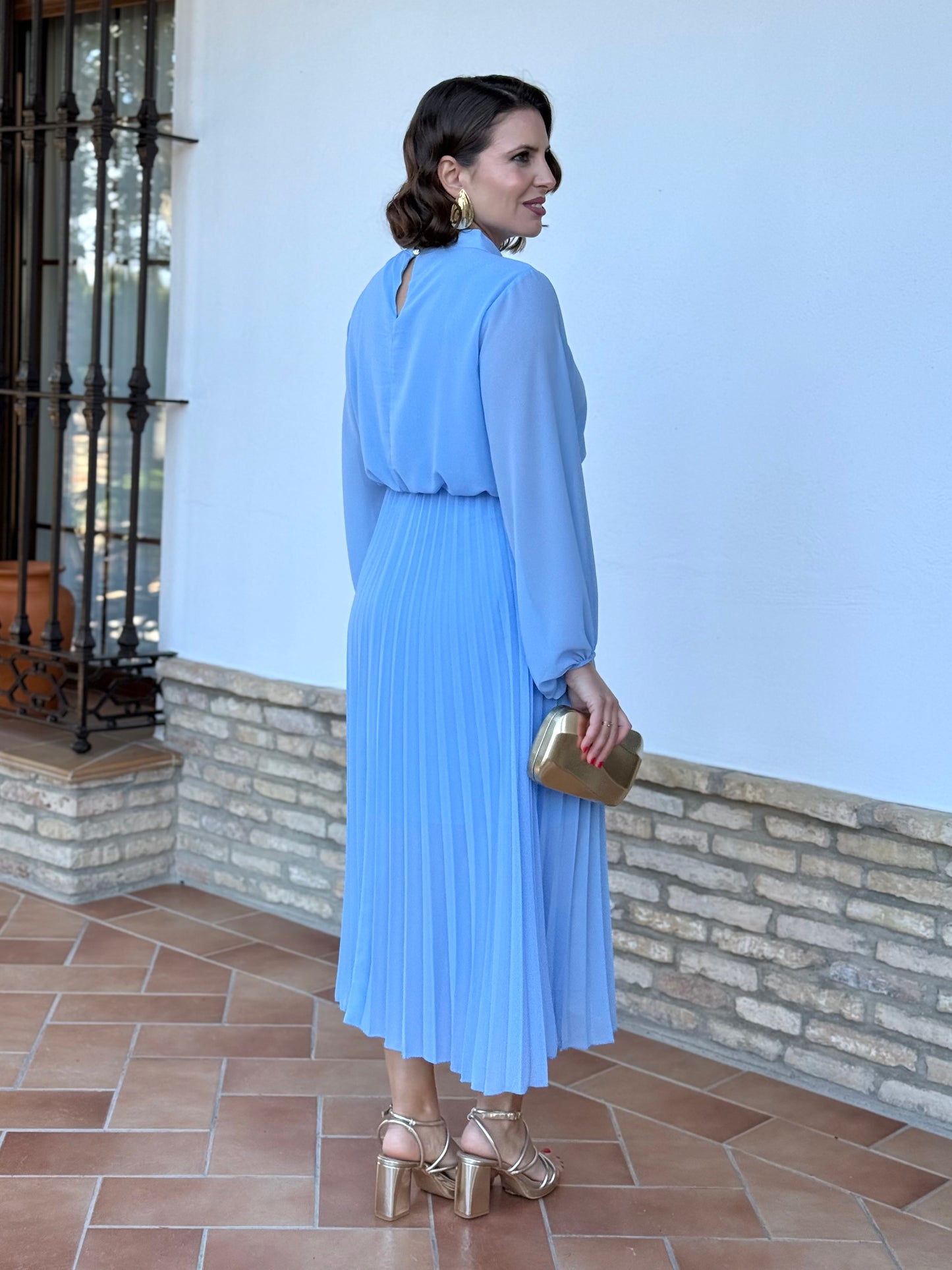 Vestido Julieta Celeste