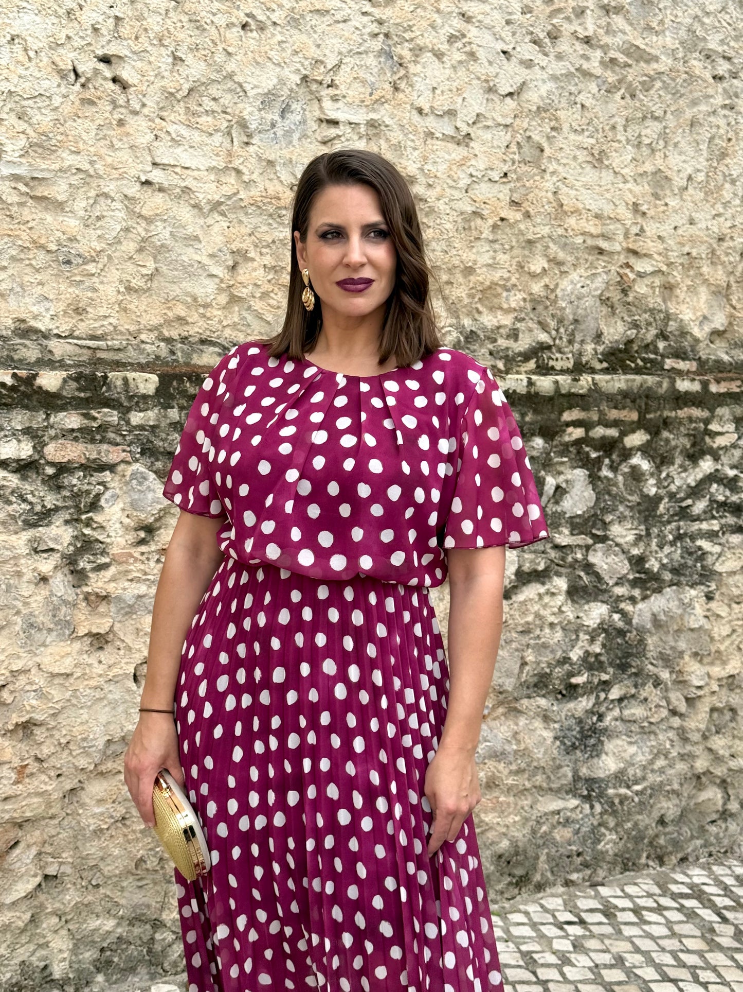 Vestido Bruma Lunar Buganvilla