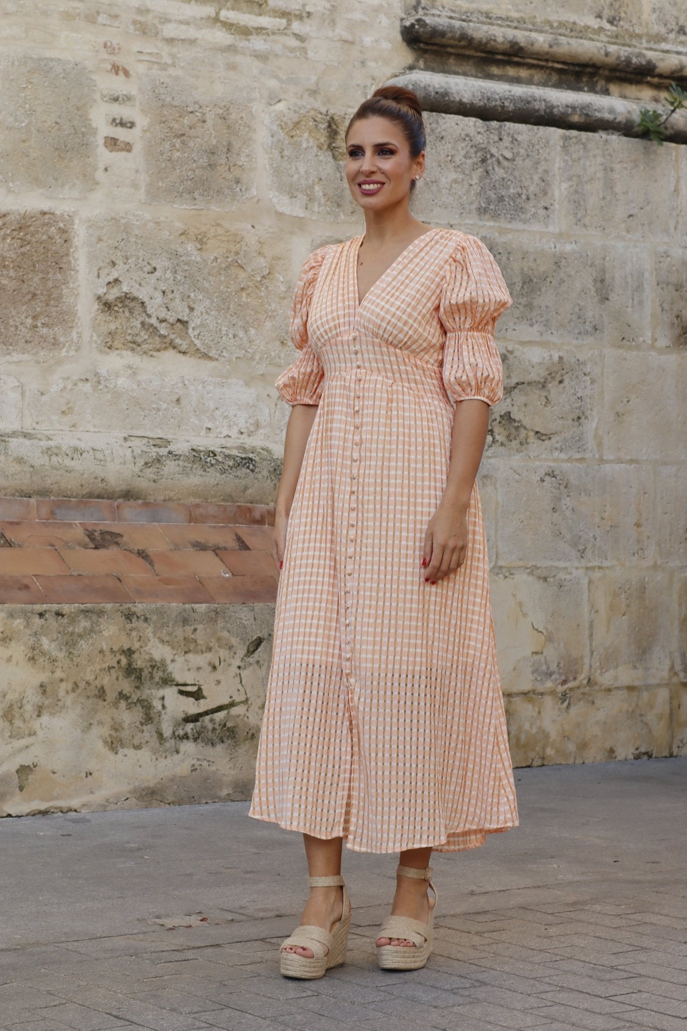 Vestido Camila Naranja