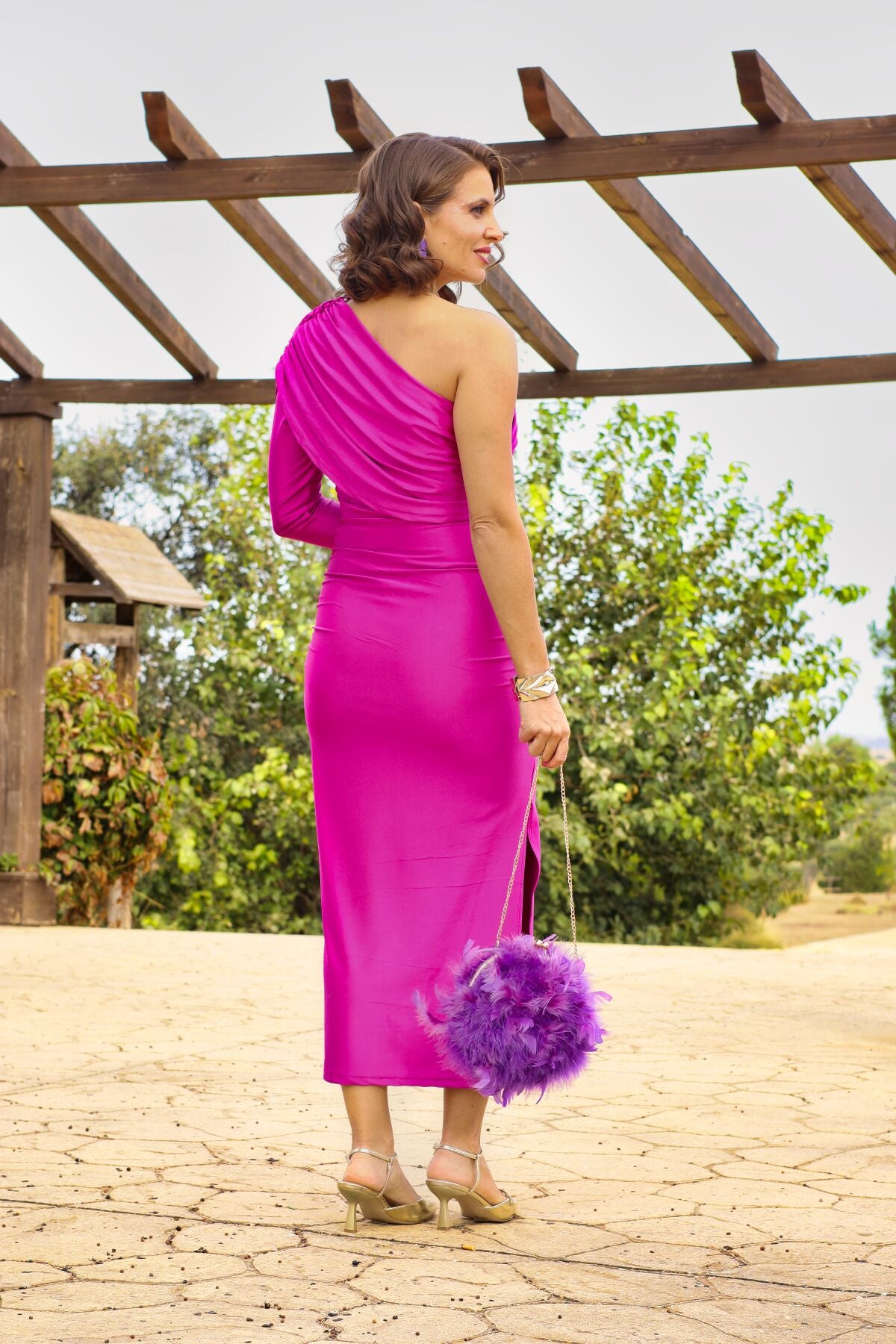 Vestido Zarina Magenta