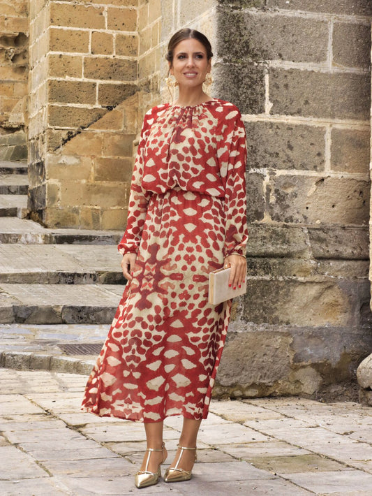 Vestido Nicoletta Anaranjado