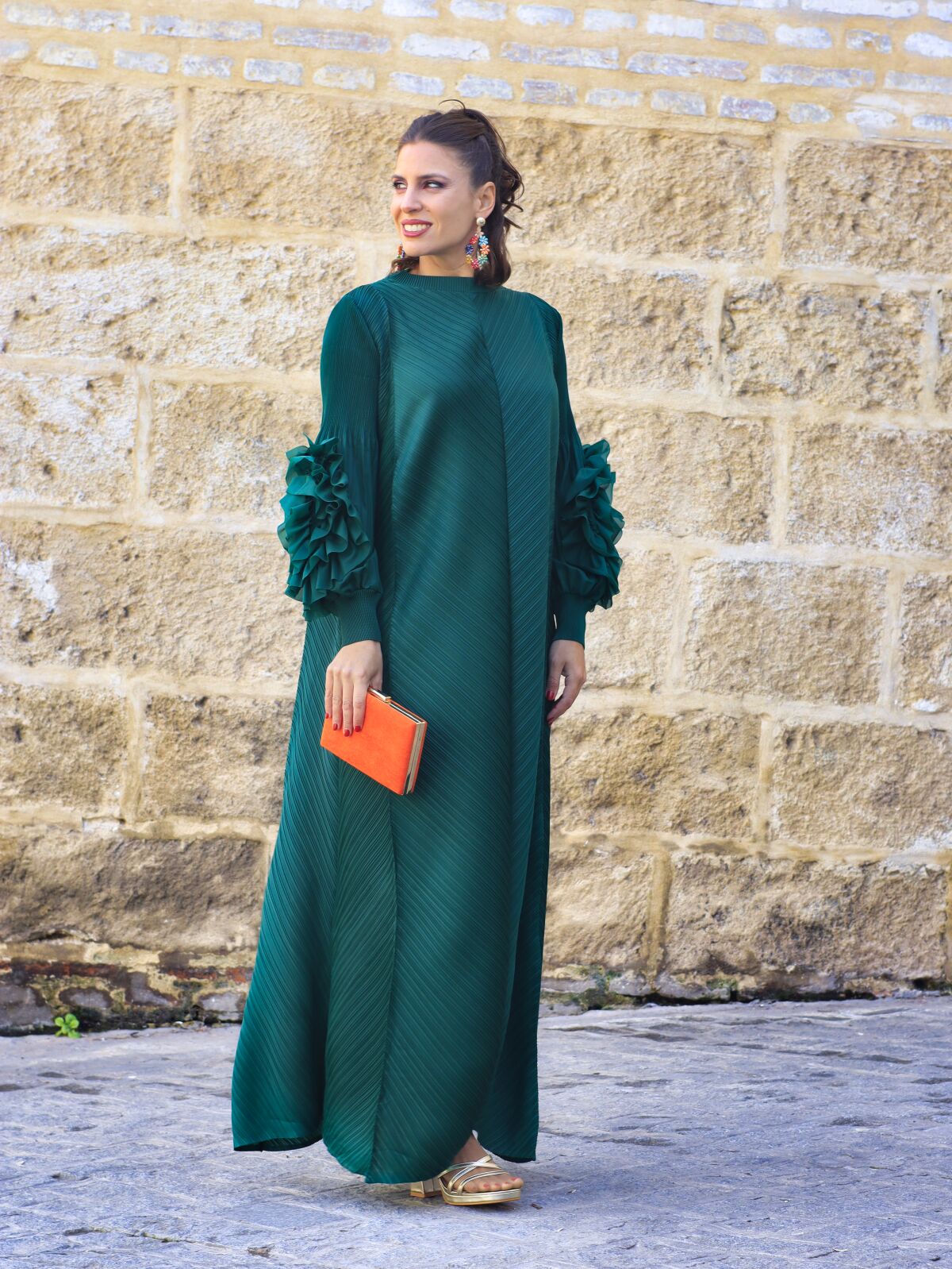 Vestido Azucena Verde