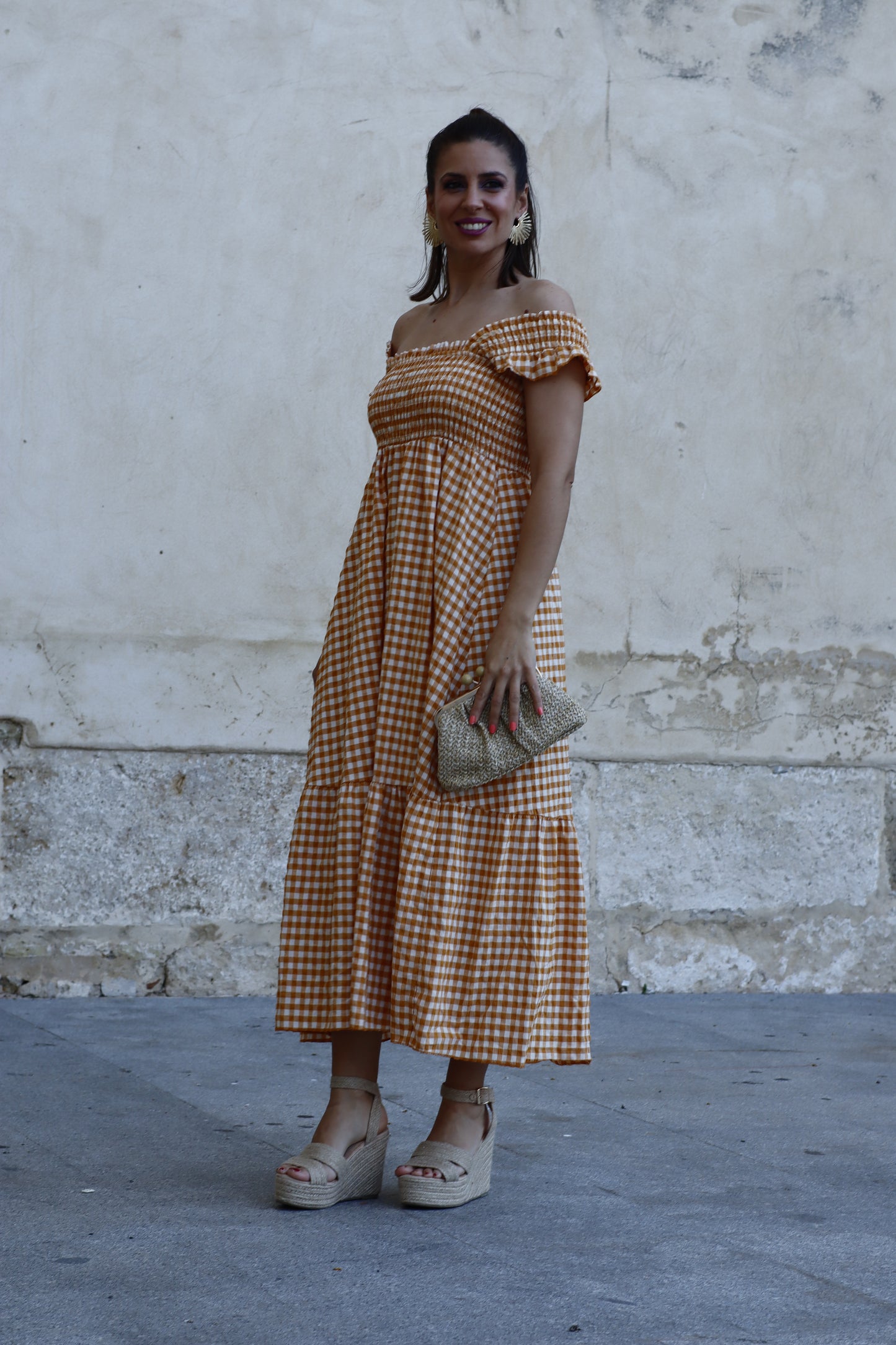 Vestido Caleta Naranja