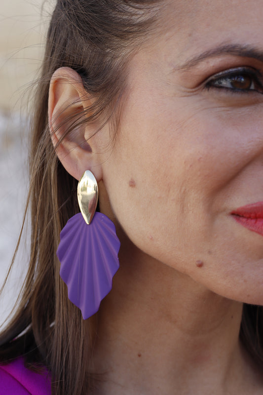 Pendientes Brisa Morado