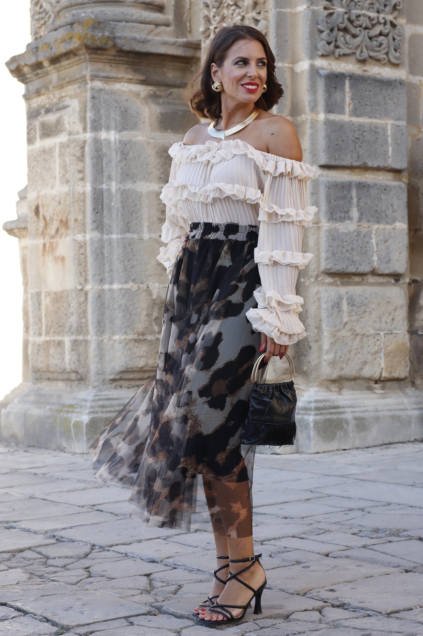 Falda Tul Animal Print 2