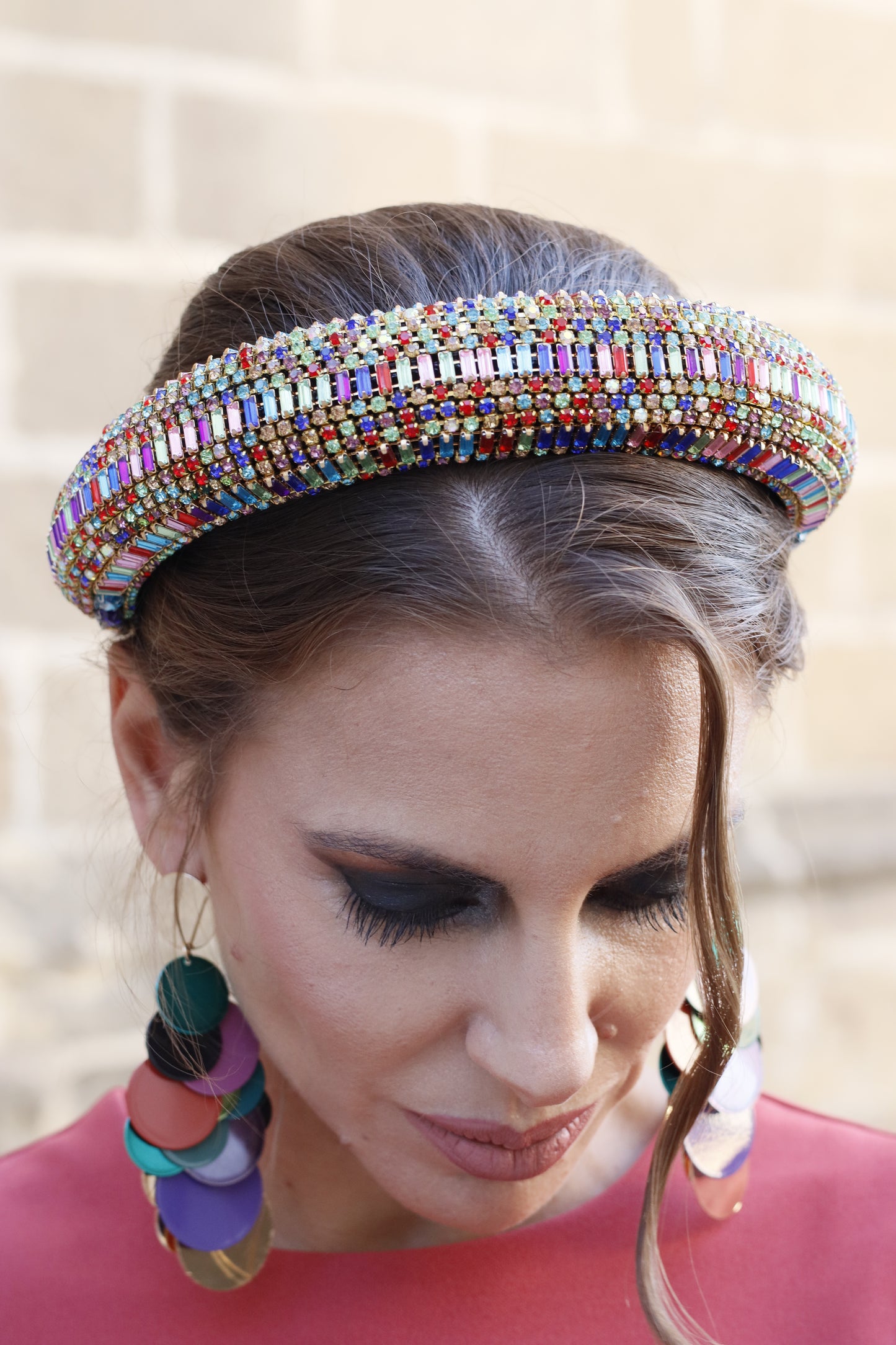 Diadema Cristal Multicolor