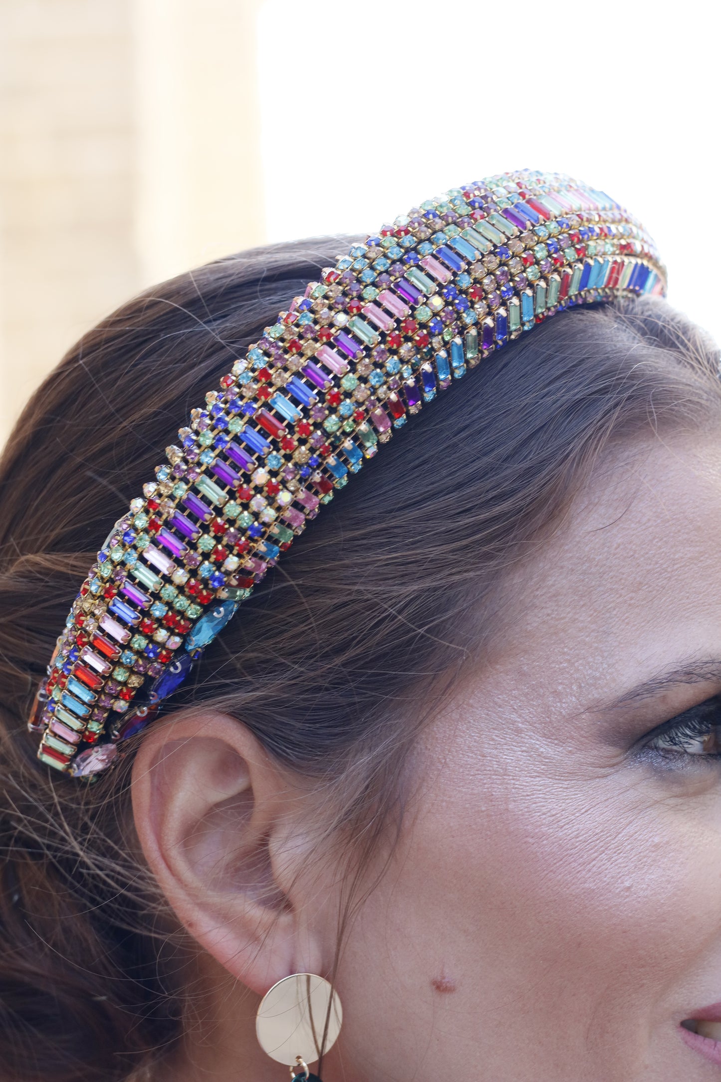 Diadema Cristal Multicolor