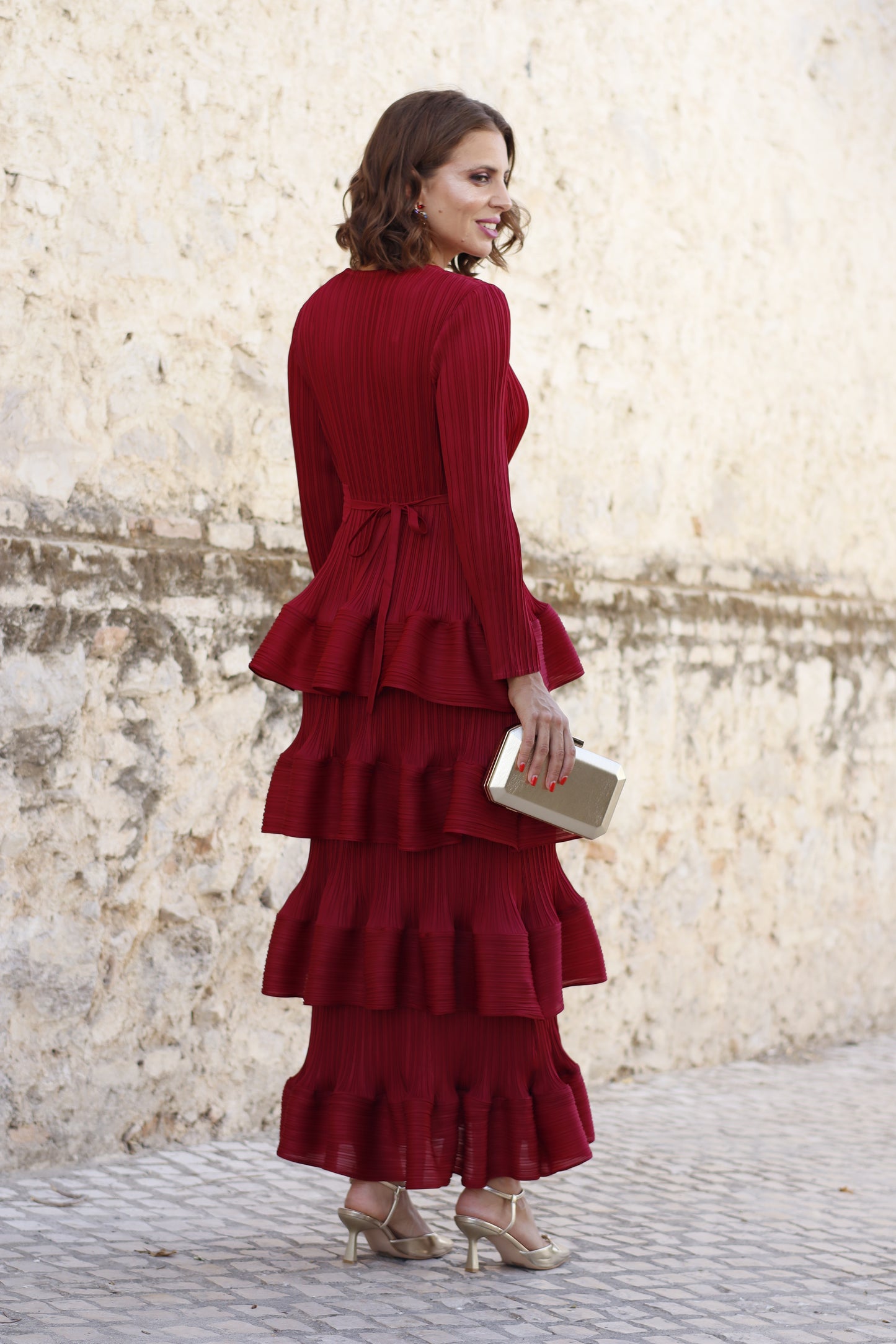 Vestido Lucrecia Vino